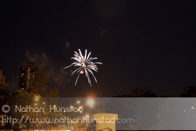 Minneapolis fireworks on 4 July 2010